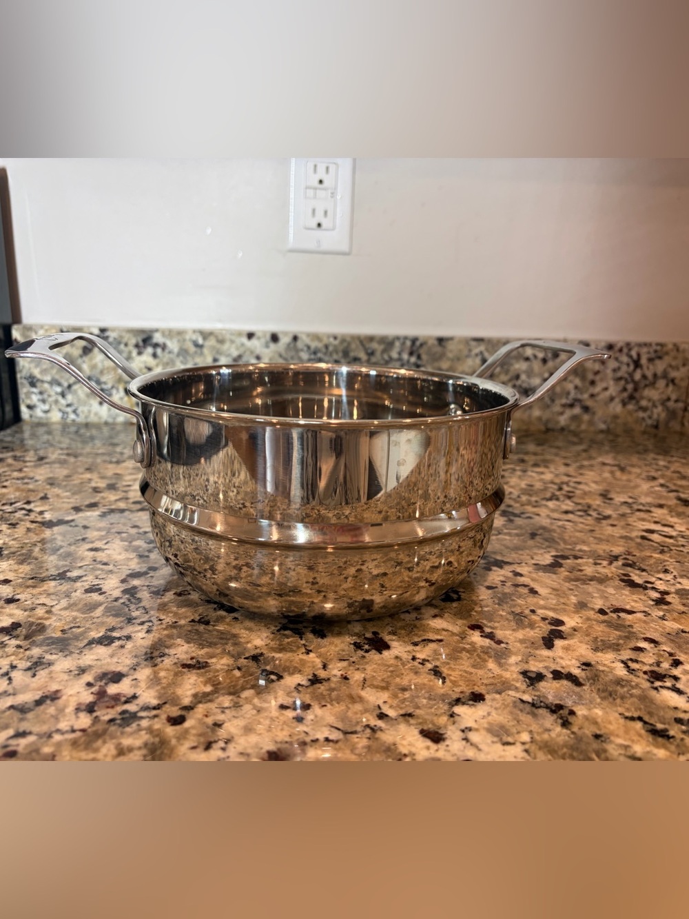 Emeril Lagasse stainless steel steamer insert 4inches by 8 inches - Picture 8 of 9
